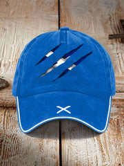 Unisex Scotland Flag Proud The Brave Printed Hat