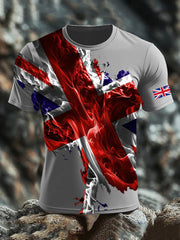Men's UK Flag Printed T-shirt