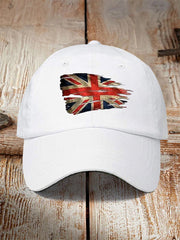 Unisex UK Flag Print Hat