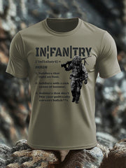 Men's British Veteran imitation cotton short-sleeved T-shirt