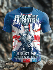 Men's British Veteran short sleeves T-shirt