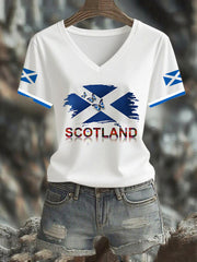 Women's Scottish Flag Short Sleeve T-shirt