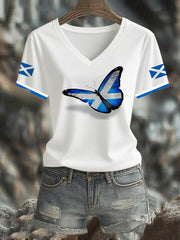 Women's Scottish Flag Short Sleeve T-shirt