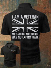 Men's UK veteran My Oath of Allrgience Has No Expiry Date Printed Casual Tops