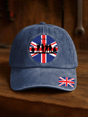 Unisex British Veteran Print Design Print Hat