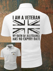 Men's UK veteran My Oath of Allrgience Has No Expiry Date Printed Casual Tops