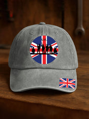 Unisex British Veteran Print Design Print Hat