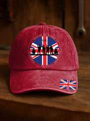 Unisex British Veteran Print Design Print Hat