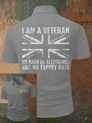 Men's UK veteran My Oath of Allrgience Has No Expiry Date Printed Casual Tops