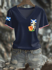 Women's Scottish Unicorn short-sleeved T-shirt