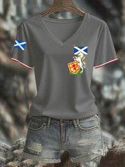 Women's Scottish Unicorn short-sleeved T-shirt