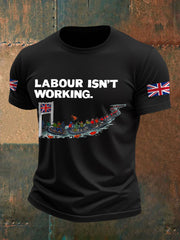 Men's UK Flag Immigration Printed T-shirt