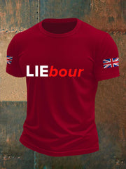 Men's UK Flag Funny Printed Casual Tops