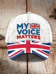 Unisex My Voice Matters UK Hat