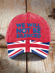 Unisex We Will Not Be Silenced UK Hat