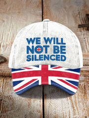 Unisex We Will Not Be Silenced UK Hat