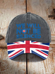 Unisex We Will Not Be Silenced UK Hat