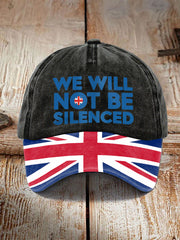 Unisex We Will Not Be Silenced UK Hat