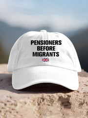 Unisex UK Flag Immigration Printed Hat