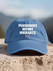 Unisex UK Flag Immigration Printed Hat