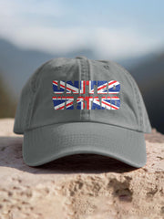 Unisex UK Flag Printed Hat