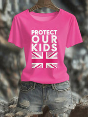 Women's Protect Our Kids short-sleeved T-shirt