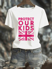 Women's Protect Our Kids short-sleeved T-shirt