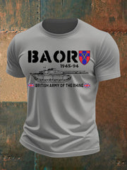 Men's Veterans British Army imitation cotton short-sleeved T-shirt