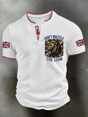 Men's UK Flag Printed Casual Tops
