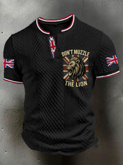 Men's UK Flag Printed Casual Tops