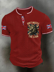 Men's UK Flag Printed Casual Tops