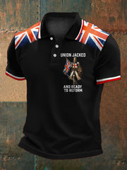 Men's UK Flag Ready To Reform Printed Casual Tops