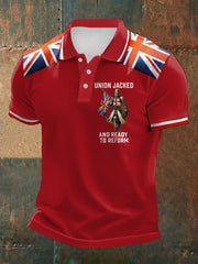 Men's UK Flag Ready To Reform Printed Casual Tops