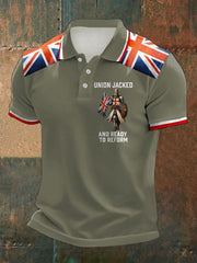 Men's UK Flag Ready To Reform Printed Casual Tops