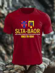 Men's British Veteran imitation cotton short-sleeved T-shirt