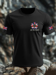 Men's British Veteran imitation cotton short-sleeved T-shirt