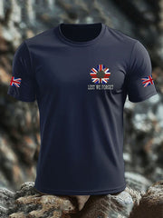 Men's British Veteran imitation cotton short-sleeved T-shirt
