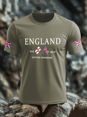 Men's UK Flag Printed T-shirt
