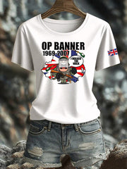 Women's British Veteran Iron On Short Sleeve T-Shirt