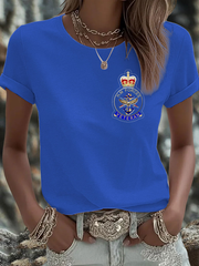 Women's British Veteran Iron On Short Sleeve T-Shirt