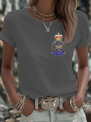Women's British Veteran Iron On Short Sleeve T-Shirt