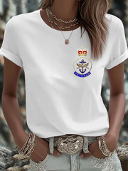 Women's British Veteran Iron On Short Sleeve T-Shirt
