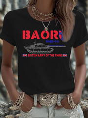 Women's British Veteran Iron On Short Sleeve T-Shirt