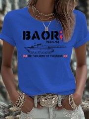 Women's British Veteran Iron On Short Sleeve T-Shirt