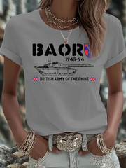 Women's British Veteran Iron On Short Sleeve T-Shirt