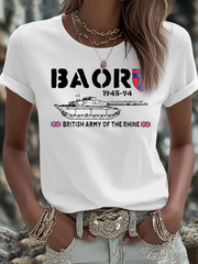 Women's British Veteran Iron On Short Sleeve T-Shirt