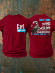 Men's UK Flag Reform Printed T-shirt