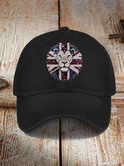 Unisex British imitation diamond hot-drilling Print Hat