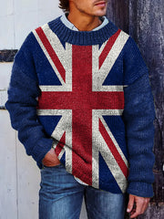 Men'sBritish Flag Sweater