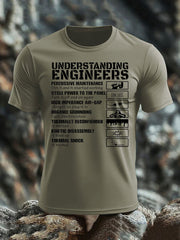 Men's British Veteran imitation cotton short-sleeved T-shirt